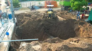 Wonderful Project Filling Land By & Skills Miniature Dozer Pushing Dirt And 5 Ton Truck Unloading