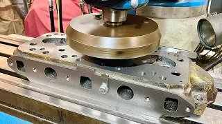 Machining On the mill - Resurfacing (skimming) A-series cylinder head