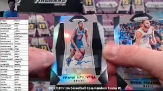 2017/18 Prizm Basketball Case Random Teams #1 ~ 12/1/17