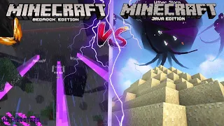 Which one is Better !?!? Wither Storm: Java vs Bedrock !!