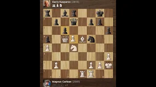 Magnus Carlsen vs Garry Kasparov • Reykjavik - Iceland, 2004