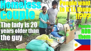 Filipino Homeless Couple who Get Insulted and Mocked by their Fellow Filipinos in the Philippines