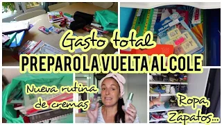 Vlog VUELTA AL COLE con 4 HIJOS!/Organización y Presupuesto/Rutina Yepoda OTOÑO