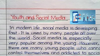 Youth and Social Media Essay/Paragraph || Youth and Social Media Addiction