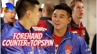 How to forehand counter-topspin in table tennis