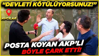 MİLLETE POSTA KOYAN FANATİK AKP’Lİ ZORU GÖRÜNCE ÇARK ETTİ! | Sokak Röportajları