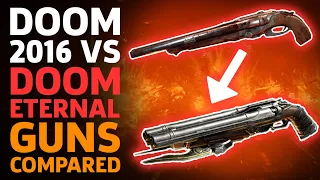 Doom 2016 vs Doom Eternal Gun Comparisons