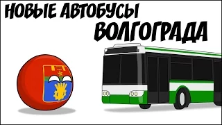 Новые автобусы Волгограда ( Countryballs )