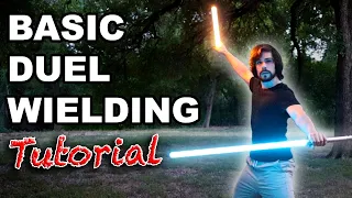 Dual Wielding Tutorial Jar'Kai Lightsaber training