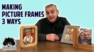 How to Make Picture Frames 3 Different Ways // Woodworking Project