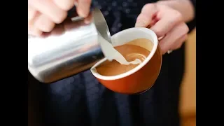 Cách pha cafe latte art căn bản hình tulip (How to Make a Latte Art Tulip)