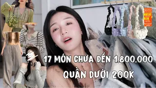 Shopee Haul ✅ Quần dưới 200k ✔️ Túi dưới 100k  ✅ thời trang hằng ngày giá HSSV rẻ bất ngờ