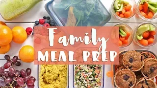 EASY MEAL PREP WITH ME! | Family Meal Prep