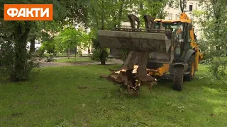 Наслідки урагану у Львові та прогноз погоди на вихідні
