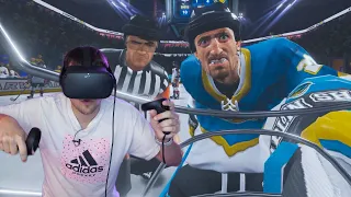 THE BEST HOCKEY GAME EVER MADE? *VIRTUAL REALITY*