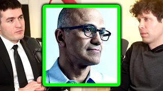 The genius of Satya Nadella | Sam Altman and Lex Fridman