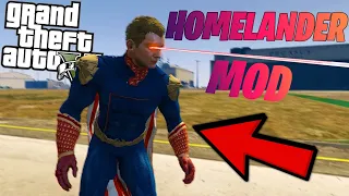 PLAYING AS HOMELANDER IN GTA 5! | gta 5 mods