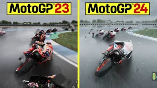 MotoGP 23 vs MotoGP 24 PS5 Graphics Comparison