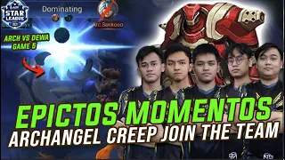 EPICTOS MOMENTOS!! ARCHANGEL CREEP IS REAL!! ARCHANGEL VS DEWA UNITED FINAL ASL GAME 4