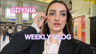 Gdynia Walking Tour 🌷| Chill weekly vlog | Spend a week with me! 🍛🍮🍹| 4K 🇵🇱