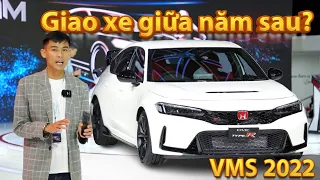 Khám phá nhanh Honda Civic Type R 2023 chính hãng tại gian hàng Honda, giá chưa công bố| Xế Cộng VMS