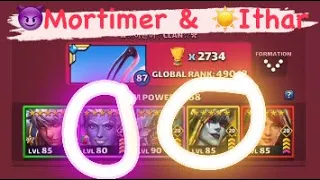 Empires & Puzzles Hero Test : 😈Mortimer & ☀️Ithar meet 🧊LoLo ‼️