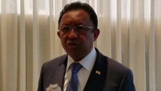 UNGA71-Interview avec le Président de Madagascar