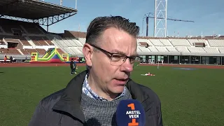 Verbinding tussen alle leerlingen Panta Rhei tijdens sport- en speldag Olympisch Stadion