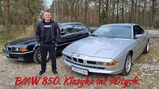 BMW 850, jedno z najładniejszych coupe lat 90tych.