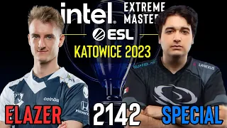 🇵🇱 Elazer (Z) vs 🇲🇽 SpeCial (T) - Gruppe C - IEM Katowice 2023 - StarCraft 2 - Cast 2142 [4K]