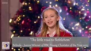 "The little road to Bethlehem" | Belinda - Junior Winner of BBC Young Chorister of the Year 2023