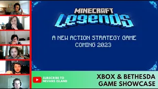 MINECRAFT LEGENDS REACTION - XBOX & BETHESDA GAME SHOWCASE 2022