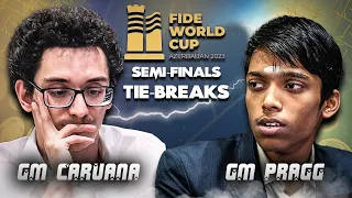 NAPAIYAK ang fans dahil sa PAGKA PANALO... | Pragg vs Caruana FIDE World Cup 2023 Semi Final  TB