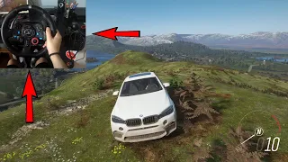 BMW X6 M 2015 - Forza Horizon 4 Off Road Driving Gameplay [Logitech G29]