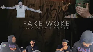 CRAZIEST SONG WE EVER HEARD!!! "Tom Macdonald - FAKE WOKE" (REACTION!!!)