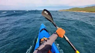 DOWNWIND TARIFA TO BOLONIA IN ROUGH WATER