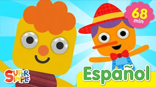 El Pinocho (Noodle & Amigos) Y Más | ¡Canciones Infantiles! | Super Simple Español