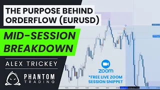 How To Use Orderflow To Pick Better POIs | TRICKEY's Mid-Session Breakdown | Forex SMC | EURUSD