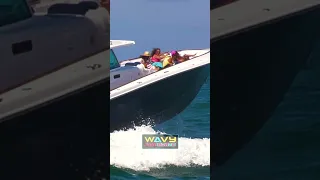 Million Dollar boat in trouble at Haulover Inlet! Passengers injured! | Wavy Boats