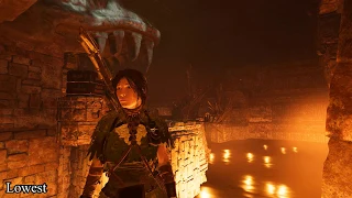 [8K] [Lowest Highest Comparison] [Shadow Of The Tomb Raider] Ansel Super Resolution HD (SOTTR)