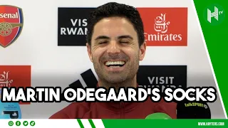 The curious case of Martin Odegaard's SOCKS! | Mikel Arteta PART TWO
