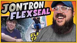 First Time Seeing JonTron | Waterproofing My Life With FLEX TAPE Reaction