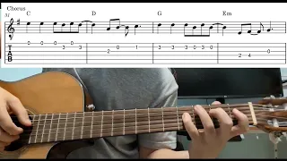 Viva La Vida (Coldplay) - Easy Beginner Guitar Tab With Playthrough Tutorial Lesson