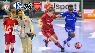 U 15 Ausnahmetalente FC Liverpool Schalke04 & Hannover96 zerstören Hallenturnier