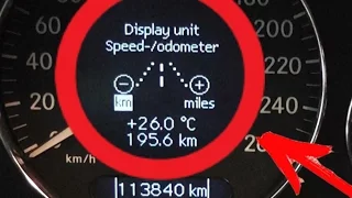 Replacement of a speedometer from Miles on Km Mercedes W211 / Replacement Miles to Km  W211