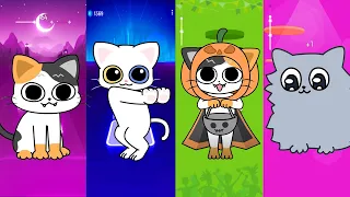 Cartoon Cats: Waka Waka x Dance Monkey x Believer x Sea Shanty (Cat Cover)