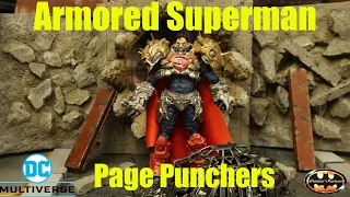 McFarlane DC Multiverse Armored Superman Page Puncher Ghosts Of Krypton Warhammer Figure Review