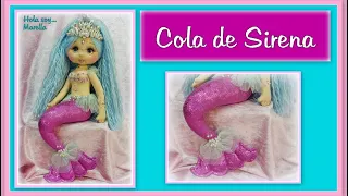 HACEMOS LA COLA DE LAS SIRENAS de tela  video - 591