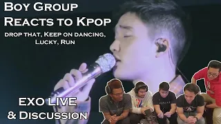 Boy Group Reacts to Kpop (#ELEVATED) - EXO LIVE + Discussion