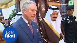 Prince Charles meets Saudi King Salman during Riyadh visit - Daily Mail